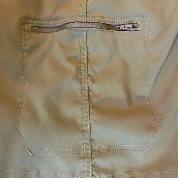 Wrangler Men’s 44 Tan Nylon Spandex Stretch Cargo Utility Shorts 9” Inseam - Picture 8 of 8